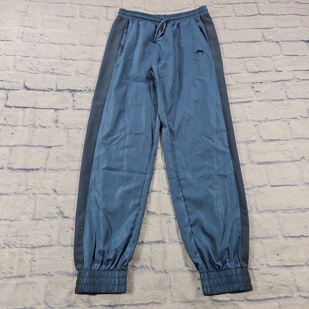 Venum Adrenaline Joggers Mens Small Blue Ripstop Athletic Training Pants